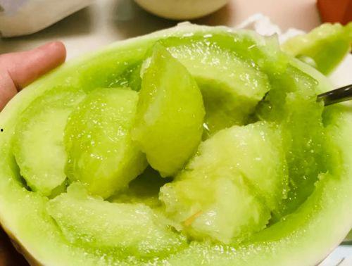 吃玉菇瓜照片,色泽诱人，口感鲜美